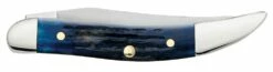 Case Mediterrean Blue Bone Smooth Small Texas Toothpick 9 Case Mediterrean Blue Bone Smooth Small Texas Toothpick -outdoor knives sale 02804 071 0096 small texas toothpick pt02