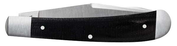 Case Tony Bose Kollaboration 2021 Black Canvas Micarta Trapper 5 Case Tony Bose Kollaboration 2021 Black Canvas Micarta Trapper - Image 3