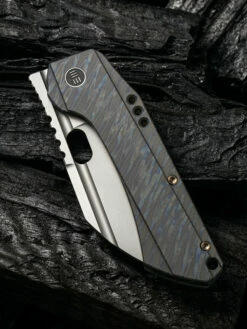 WE Roxi3 Tiger Stripe Pattern Flamed -outdoor knives sale 1633923784972070
