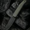 WE Smooth Sentinel Black With Green Micarta Inlay 1 WE Smooth Sentinel Black With Green Micarta Inlay -outdoor knives sale 1633924235276650