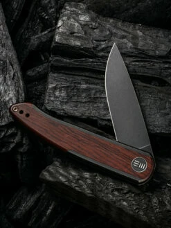 WE Smooth Sentinel Black With Cuibourtia Wood Inlay 11 WE Smooth Sentinel Black With Cuibourtia Wood Inlay -outdoor knives sale 1633924422586745
