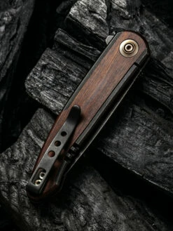 WE Smooth Sentinel Black With Cuibourtia Wood Inlay 13 WE Smooth Sentinel Black With Cuibourtia Wood Inlay -outdoor knives sale 1633924430520137