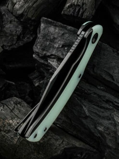 WE Knife Snick Black Titanium Handle & Natural G10 Inlay 15 WE Knife Snick Black Titanium Handle & Natural G10 Inlay -outdoor knives sale 1636592560553015