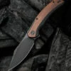 WE Knife Snick Black Titanium Handle & Cuibourtia Wood Inlay -outdoor knives sale 1636592655412984