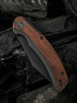 WE Knife Snick Black Titanium Handle & Cuibourtia Wood Inlay -outdoor knives sale 1636592667633051