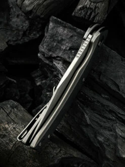 WE Knife Snick Gray Titanium Handle & Black G10 Inlay 15 WE Knife Snick Gray Titanium Handle & Black G10 Inlay -outdoor knives sale 1636592916629710