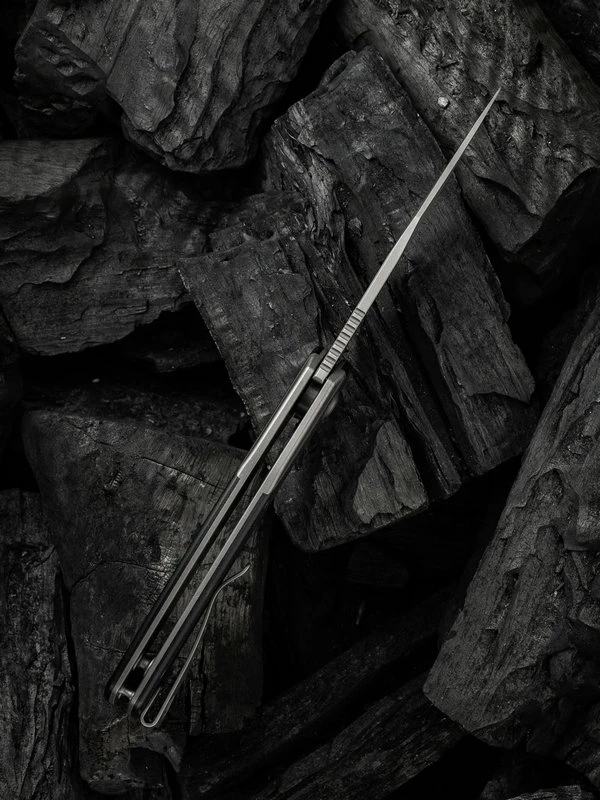 WE Knife Snick Gray Titanium Handle & Black G10 Inlay 9 WE Knife Snick Gray Titanium Handle & Black G10 Inlay - Image 7