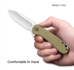 Civi Elementum Micarta Olive 10 Civi Elementum Micarta Olive -outdoor knives sale 2021 02 27 11 11 48 elementum flipper knife olive micarta handle 2 96 satin d2 c 907s civivi