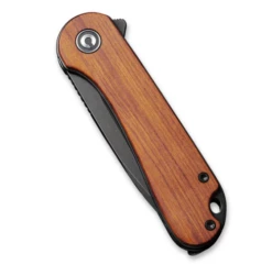 Civivi Elementum Cuibourtia Wood -outdoor knives sale 2021 02 27 11 17 04 elementum flipper knife cuibourtia wood handle 2 96 black stonewash civivi