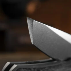 Chris Reeve Inkosi Micarta Schwarz Glass Blasted -outdoor knives sale 2023 09 KnifeLounge CRK Inkosi 5