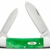 Case Brilliant Green Bone Smooth Canoe