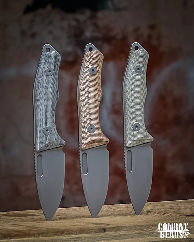 Combat Beads Scout 2.5 Micarta Natural 4 Combat Beads Scout 2.5 Micarta Natural - Image 2