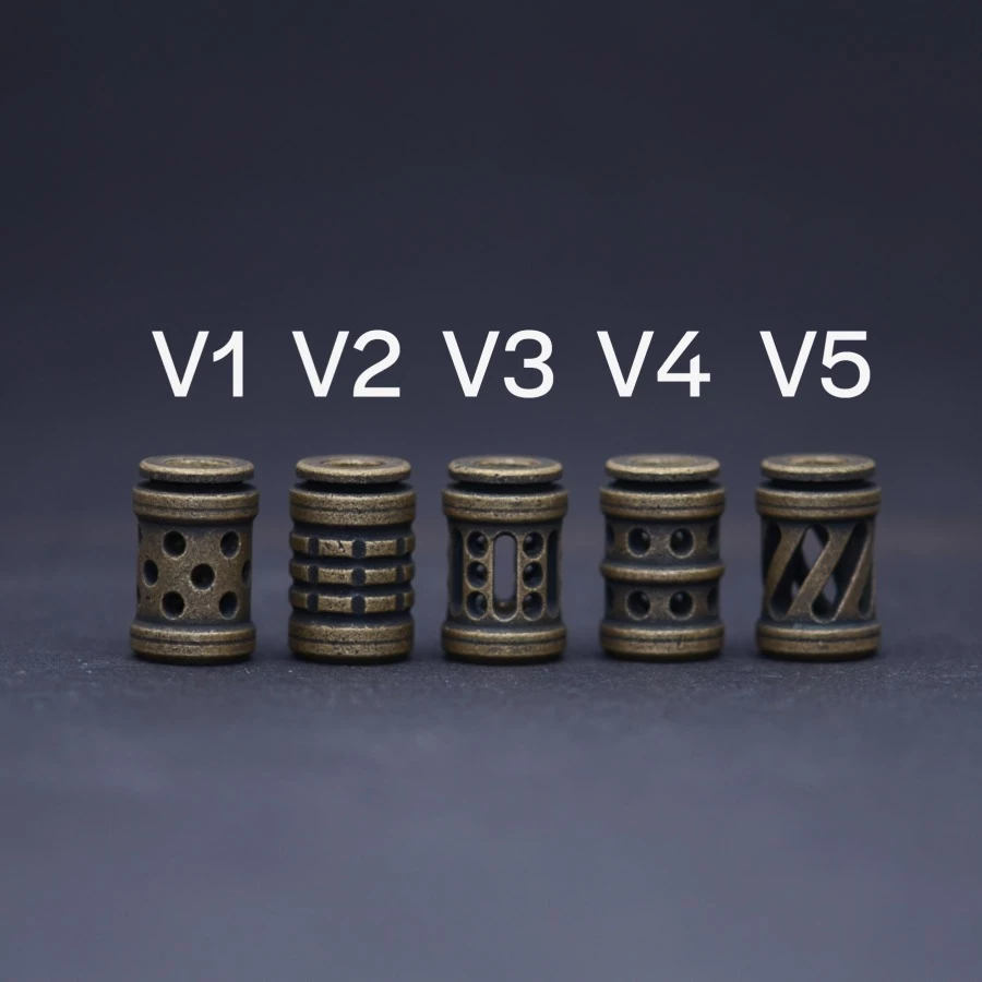 Combat Beads Micro Concealed Bead Brass 3 Combat Beads Micro Concealed Bead Brass