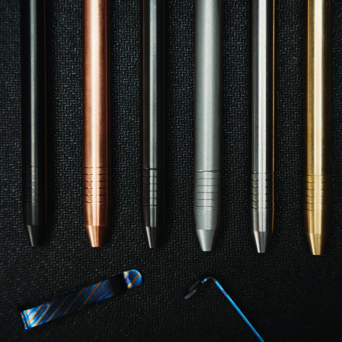 Big Idea Design Slim Click Pen Stonewashed Titanium 6 Big Idea Design Slim Click Pen Stonewashed Titanium - Image 4