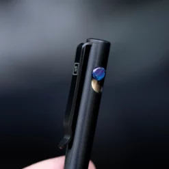 Big Idea Design Slim Bolt Action Pen Stonewashed Titanium -outdoor knives sale DS109037 2 1800x1800