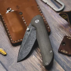 Urban EDC Micro Shrike Green Micarta -outdoor knives sale LifestyleSingles 2 2000x