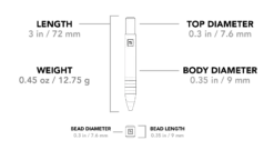 Big Idea Design Mini Pen Titanium 13 Big Idea Design Mini Pen Titanium -outdoor knives sale MiniPen Specs 1800x1800