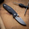GiantMouse ACE Nimbus V3 - Double Black Canvas -outdoor knives sale NimbusV3DoubleBlack 7 1160x