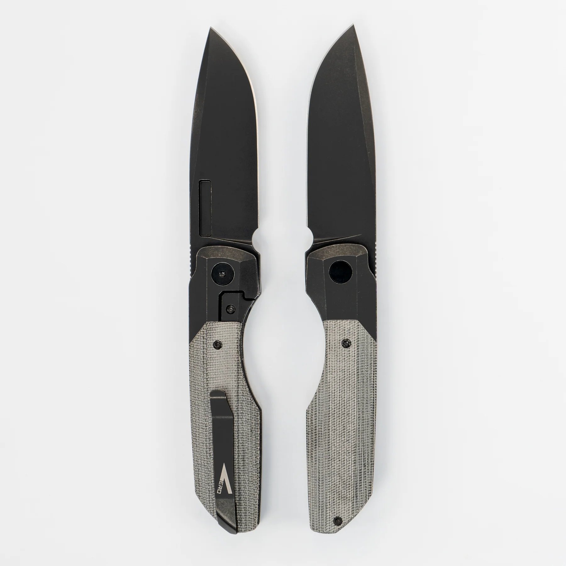 Vero Engineering Synapse XL Black Micarta Blackwashed 3 Vero Engineering Synapse XL Black Micarta Blackwashed