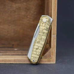 Vero Engineering Neuron Brass Brick -outdoor knives sale Vero Neuron 14