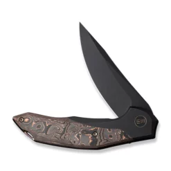 WE Knife Merata Black Titanium Copper Foil Carbon Fiber -outdoor knives sale WE22008B 1 Merata 3 500x