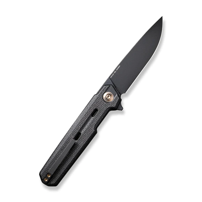 WE Knife Navo Black Micarta 4 WE Knife Navo Black Micarta - Image 2