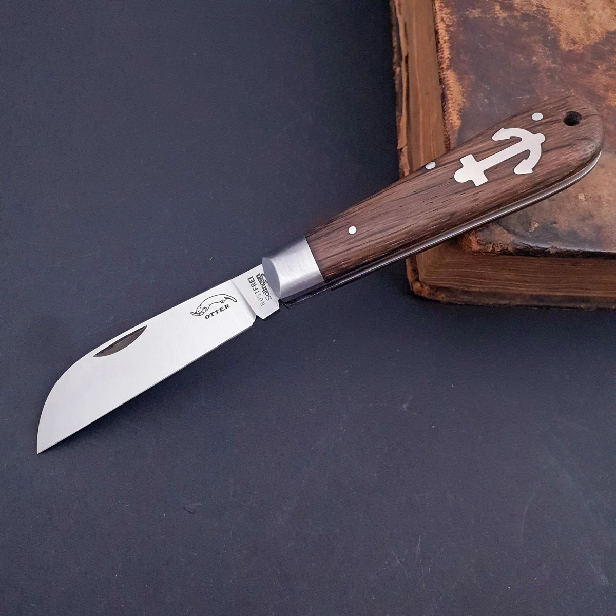 Otter Anchor Knife Smoked Oak, Small 4 Otter Anchor Knife Smoked Oak, Small - Image 2