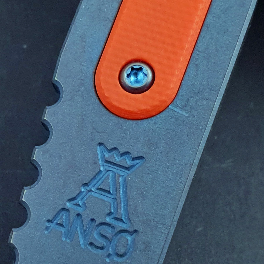 Anso Prybar12 Kobolt Orange G10 Inlay 5 Anso Prybar12 Kobolt Orange G10 Inlay - Image 3
