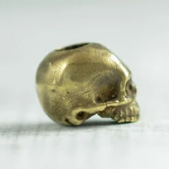 Tempus Fugit Skull Bead Brass 5 Tempus Fugit Skull Bead Brass -outdoor knives sale beadsimessingtempusfugit 2