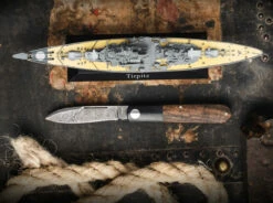 Böker Barlow Prime Tirpitz Damascus -outdoor knives sale boeker manufaktur solingen barlow prime tirpitz damast 117942dam 3 28129