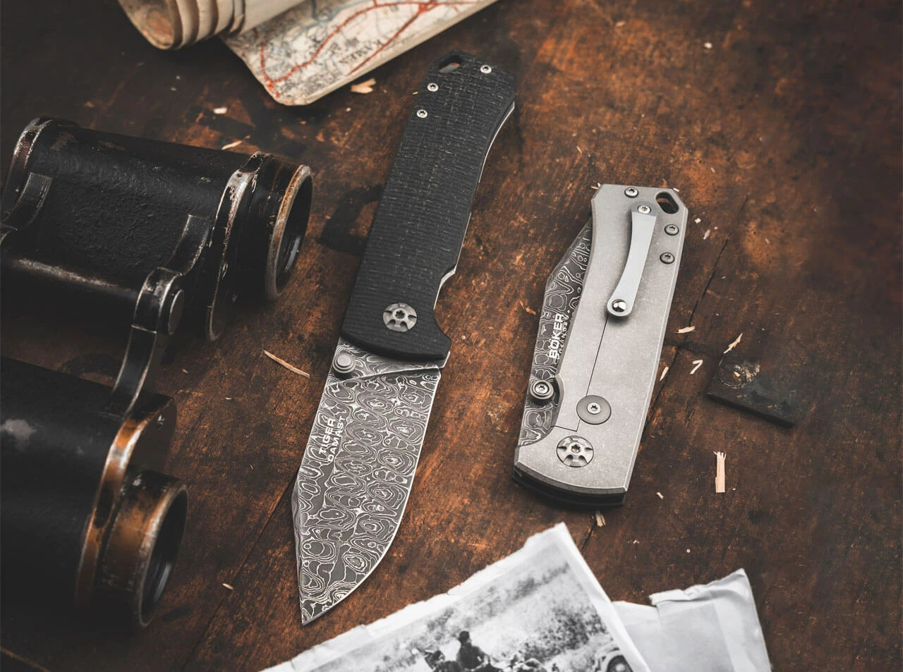 Böker Tiger Damascus 9 Böker Tiger Damascus - Image 7