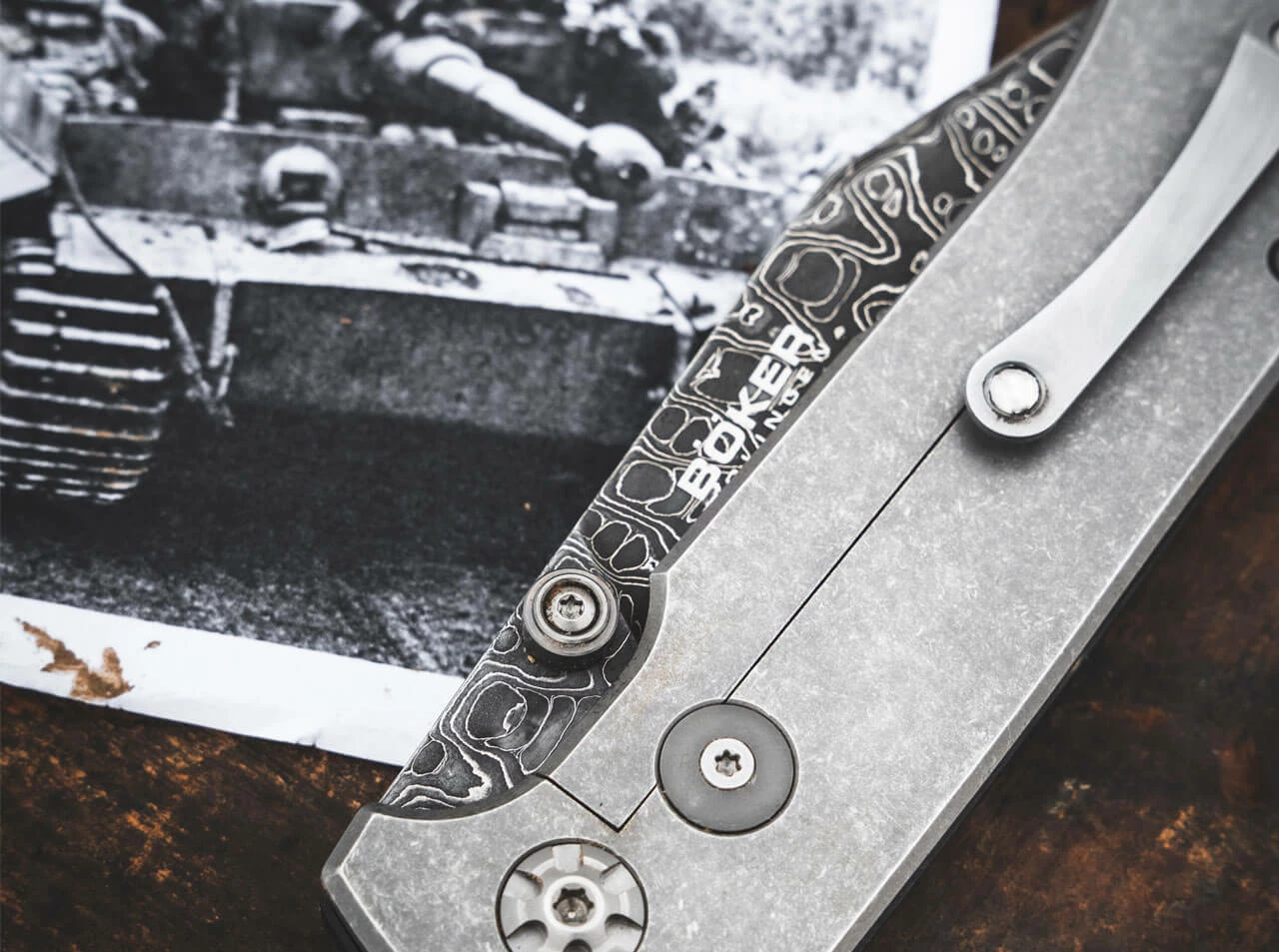 Böker Tiger Damascus 7 Böker Tiger Damascus - Image 5