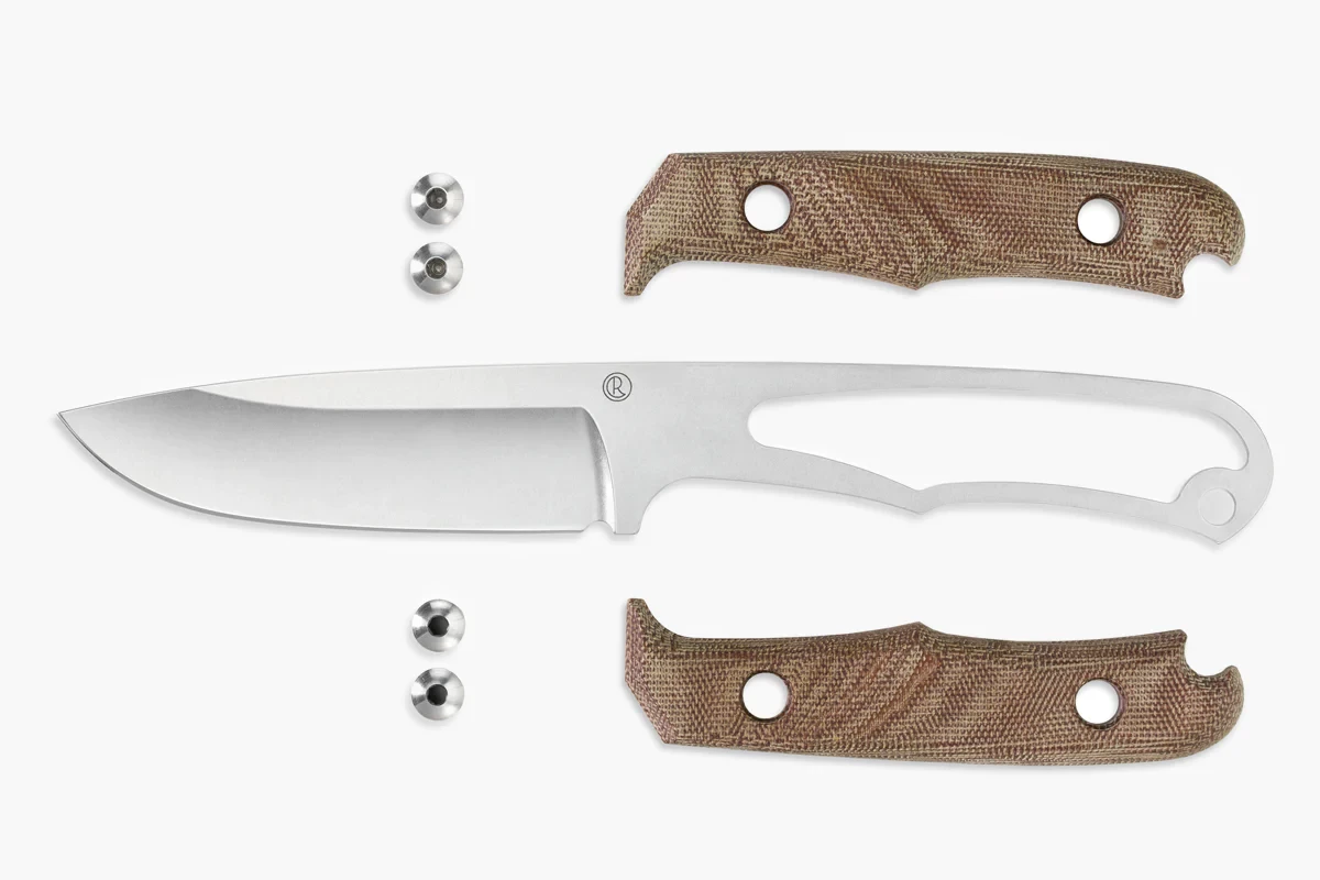 Chris Reeve Backpacker Natural Canvas Micarta Drop Point 6 Chris Reeve Backpacker Natural Canvas Micarta Drop Point - Image 4