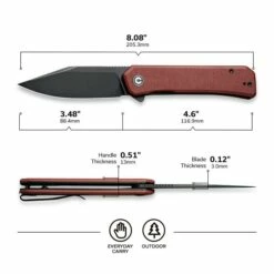 Civivi Relic Burgundy -outdoor knives sale c20077b 2 3 700x