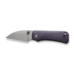 Civivi Baby Banter Wharncliffe Purple -outdoor knives sale civivi baby banter wharncliffe thumb stud knife purple canvas micarta contoured handle 232 gray stonewashed nitro v blade c19068sc 2 140193 600x