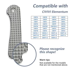Civivi Elementum 6AL4V Titanium Scales  -outdoor knives sale civivi elementum 6al4v titanium handle scales compatible with elementum c907 pocket knife c18062ad 2 789824 700x