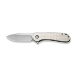 Civivi Elementum Ivory G10 Handle -outdoor knives sale civivi elementum flipper knife frag patterned ivory g10 handle 296 satin finished d2 blade c907a 3 201469 500x