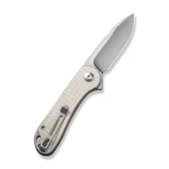 Civivi Elementum Ivory G10 Handle -outdoor knives sale civivi elementum flipper knife frag patterned ivory g10 handle 296 satin finished d2 blade c907a 3 852230 500x
