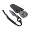 Civivi Gramis Black -outdoor knives sale civivi gramis fixed blade knife black 14c28n blade with 1pc black kydex sheath 1pc plain bead chain 1pc black lanyard c23004 1 379739 600x
