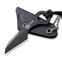 Civivi Gramis Black 13 Civivi Gramis Black -outdoor knives sale civivi gramis fixed blade knife black 14c28n blade with 1pc black kydex sheath 1pc plain bead chain 1pc black lanyard c23004 1 570154 600x