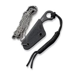 Civivi Gramis Black 12 Civivi Gramis Black -outdoor knives sale civivi gramis fixed blade knife black 14c28n blade with 1pc black kydex sheath 1pc plain bead chain 1pc black lanyard c23004 1 690054 600x