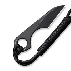 Civivi Gramis Black 15 Civivi Gramis Black -outdoor knives sale civivi gramis fixed blade knife black 14c28n blade with 1pc black kydex sheath 1pc plain bead chain 1pc black lanyard c23004 1 780488 600x