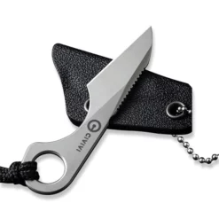 Civivi Gramis Satin 14 Civivi Gramis Satin -outdoor knives sale civivi gramis fixed blade knife satin finished 14c28n blade with 1pc black kydex sheath 1pc plain bead chain 1pc black lanyard c23004 2 219428 600x