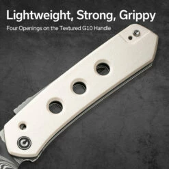 Civivi Vision FG  -outdoor knives sale civivi vision fg thumb stud knife ivory g10 handle 354 damascus blade c22036 ds1 472339 700x