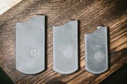 The ClipSlip Pull Up Leather (Gray) KnifeLounge Exclusive