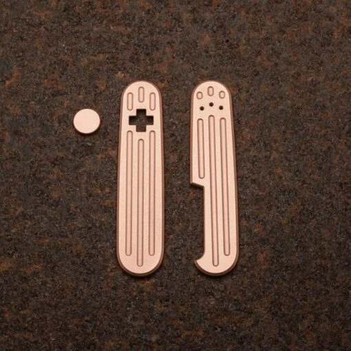 Daily Customs 91 Mm With Inlay Fluted Copper -outdoor knives sale dailycustoms91 3flutedkupfer