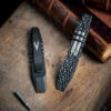 Vero Fulcrum Mini Pitted Blackwashed -outdoor knives sale dts00034