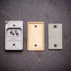 Crowgear Don't Worry Stone - Micarta Inlay -outdoor knives sale dws 08 web