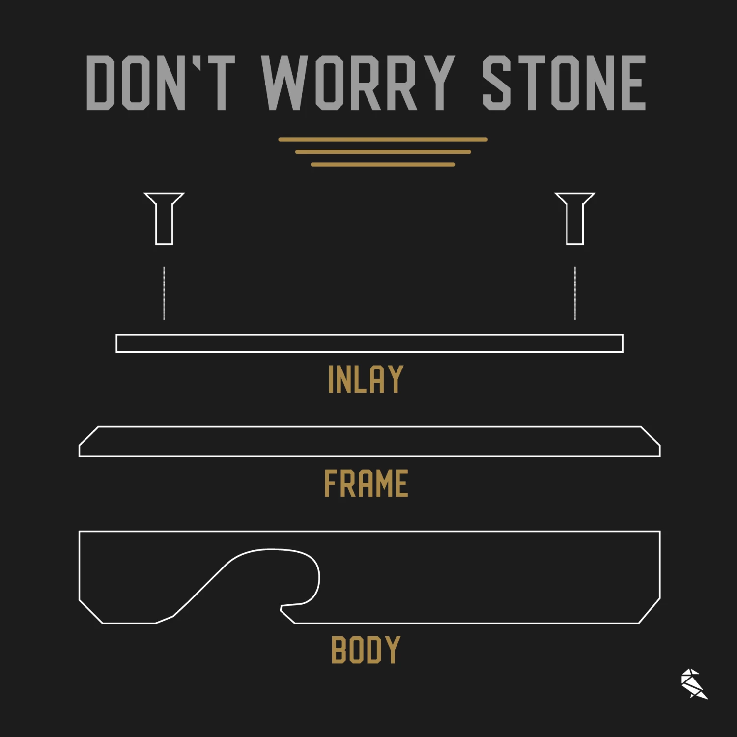 Crowgear Don't Worry Stone - Body Single 5 Crowgear Don't Worry Stone - Body Single - Image 3