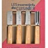 Opinel Kitchenknife-set 4 Pieces Olivewood -outdoor knives sale essentiels olivier face